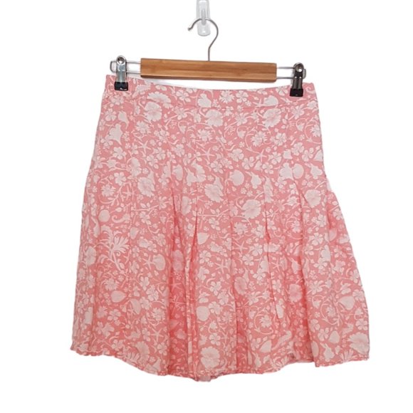 Old Navy Dresses & Skirts - $5 Add On - Pink Floral Old Navy Mini Skirt